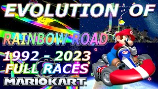 Evolution of Rainbow Road 1992 - 2023 | Full Races