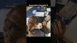 Unsuccessful vs Successful 💯📚 | Study Motivation #motivation #study #shorts