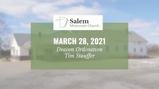 Deacon Ordination for Tim Stauffer