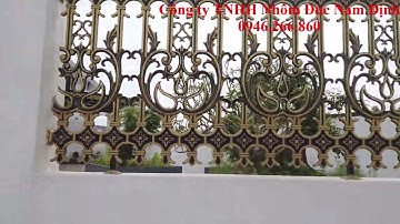 Hàng rào nhôm đúc siêu đẹp tại Sơn La Nâng tầm đẳng cấp cho ngôi nhà của bạn