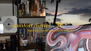 Comfort Diaries Paint With Me, Sunday Reset, School Days