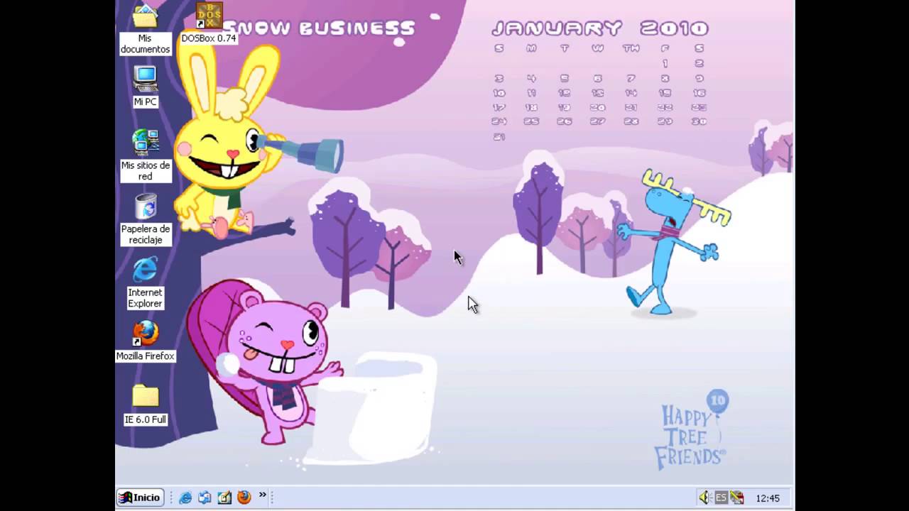 Happy Tree friends календарь