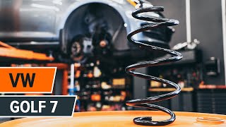 Cómo cambiar Juego de cojinete de rueda VW GOLF VII (5G1, BE1) - vídeo gratis en línea