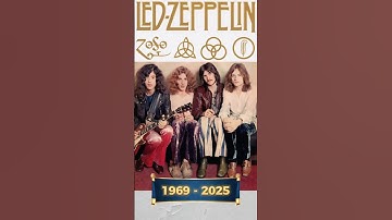 Led Zeppelin 1969-2025 #nostalgia #ledzeppelin #shorts #thenandnow #classicrock #80smusic #rockband