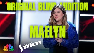 Celebrity Season 16 Champion Maelyn Recreates Her Iconic Blind Audition | The Voice Knockouts | NBC Net Worth