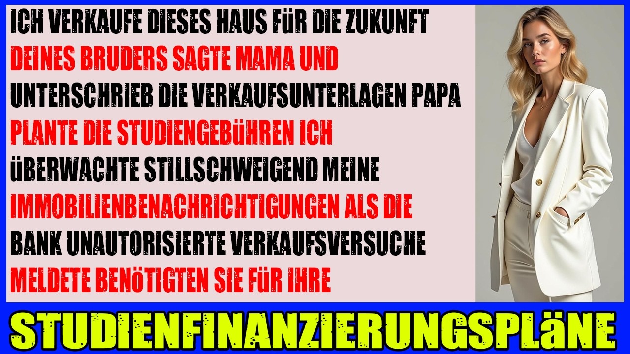 Meine Eltern setzten mein Seehaus für das Medizinstudium meines Bruders ein  dann rief die Bank an