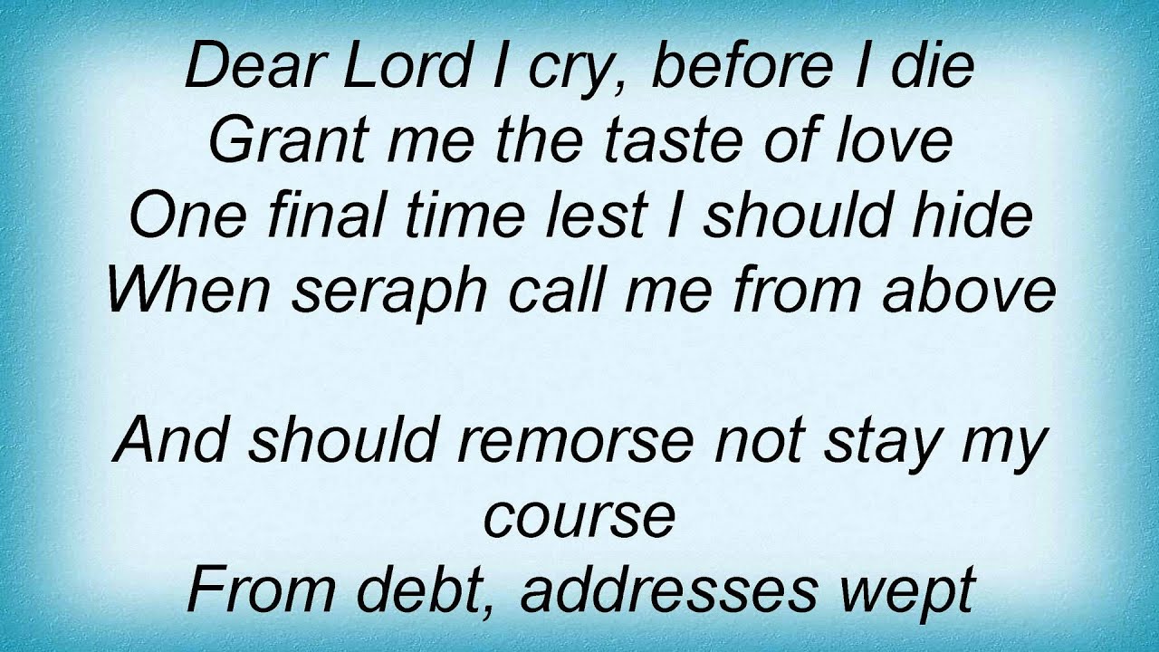 Cradle Of Filth Soft White Throat Lyrics YouTube