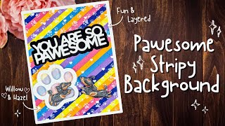 PAWESOME Paper Strip Backgrounds!