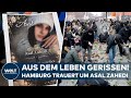 HAMBURG Nach Mutmaßlichem Mord Im U Bahnhof Stadt Trauert Um Getötete Asal