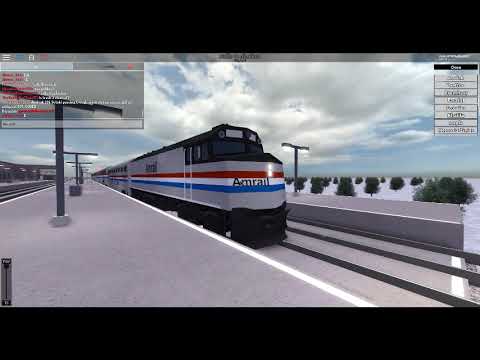 Roblox Rails Unlimited New Amtrak 1990s Train Youtube - amtrak roblox