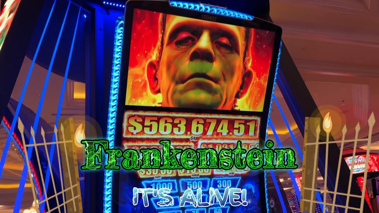 It's ALIVE! Frankenstein Slot Machine! - YouTube