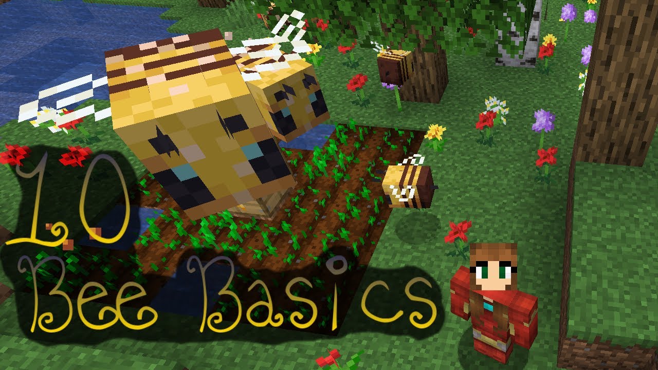 10 Bee Basics from Minecraft 1.15 - YouTube