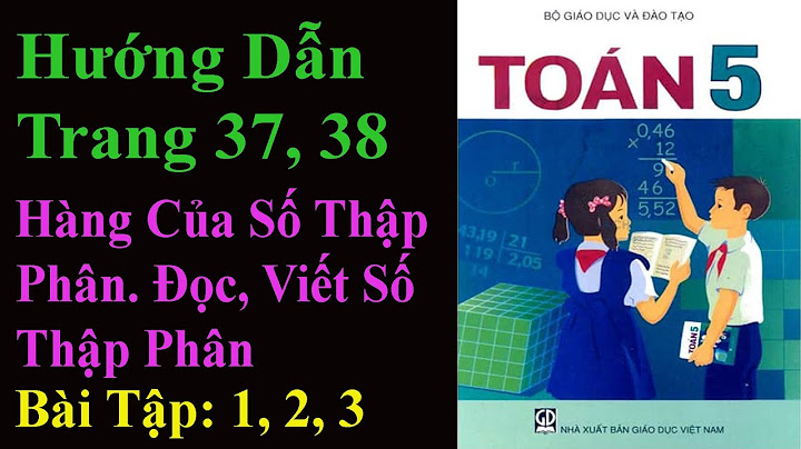 Giải sách toán lớp 5 trang 37 38