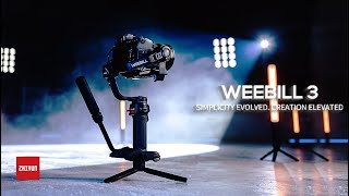 Zhiyun WEEBILL 3 Handheld Gimbal Stabilizer with Micophone and Light