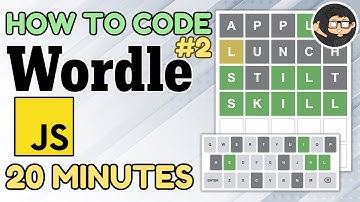 Build a Wordle Clone in JavaScript HTML CSS Part 2