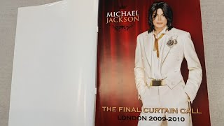 Michael Jackson programme The final curtain call London 2009-2010 ULTRA RARE collector program Net Worth
