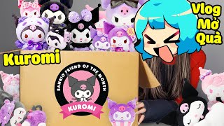 Yummie unbox HỘP QUÀ KUROMI được Hiha tặng ( Hiha Yummie Vlog)