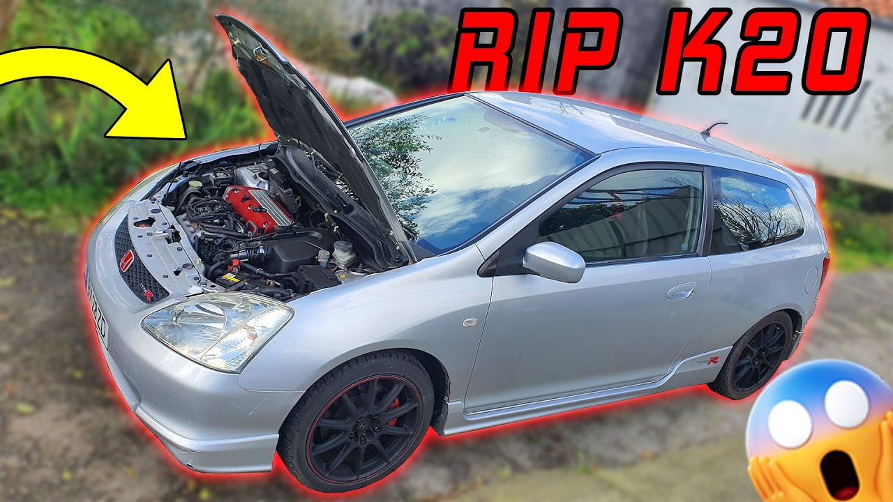 Não durou um mês... Embrulhei o K20 do Civic Type-R 😭