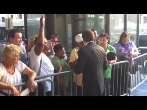 Rod Blagojevich arrives at Everett McKinley Dirkse...