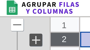 Agrupar filas y columnas en hojas de cálculo de Google Sheets