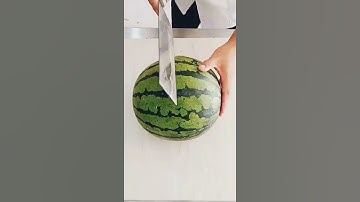 Cắt dưa hấu đẹp mắt chỉ có ở video này