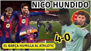 Download Lagu 💥 EL BARÇA HUMILLA AL ATHLETIC en SU VUELTA AL CAMP NOU y LÍDERES! NICO WILLIAMS HUNDIDO MP3
