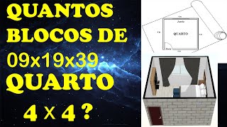 Quantos Blocos De Cimento Gasta Num Quarto 4X4