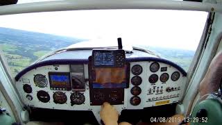 Pelican PL. Flying at Oxenhope. 11 crosswind landing.