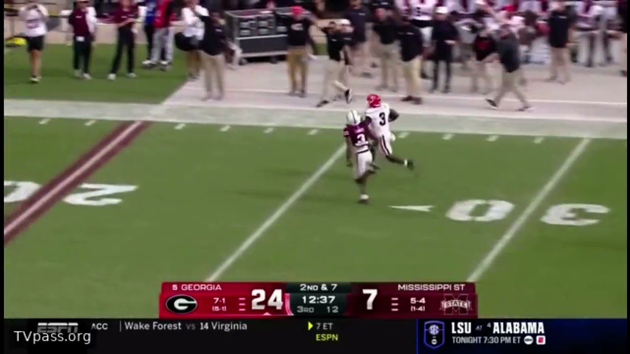 59 yard TD by Nate Frazier