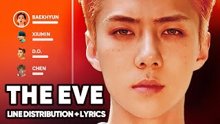 EXO - The Eve (Line Distribution   Lyrics Karaoke) PATREON REQUESTED