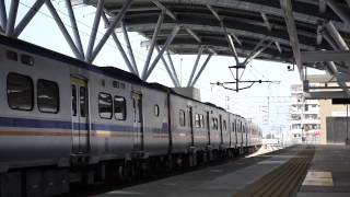 2016/11/06 雙列EMU700型區間車交會於臺中車站 2163次&2184次