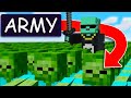 Minecraft Manhunt, But I HAVE an ARMY!