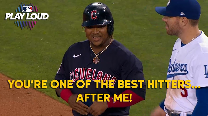 José Ramírez talking hilarious smack with Freddie Freeman!! | J-Ram, Dodgers' Tony Gonsolin MIC'D UP