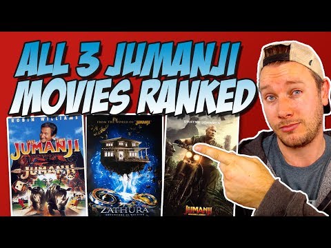 All 3 Jumanji Movies Ranked Worst to Best (w/ Jumanji: Welcome to the Jungle 201