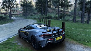 Mclaren 600LT Coupe  Forza Horizon 5 | Steering Wheel Gameplay [4K]