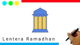 Cara Menggambar Lentera Ramadhan | Menggambar dan Mewarnai Tema Ramadhan screenshot 4