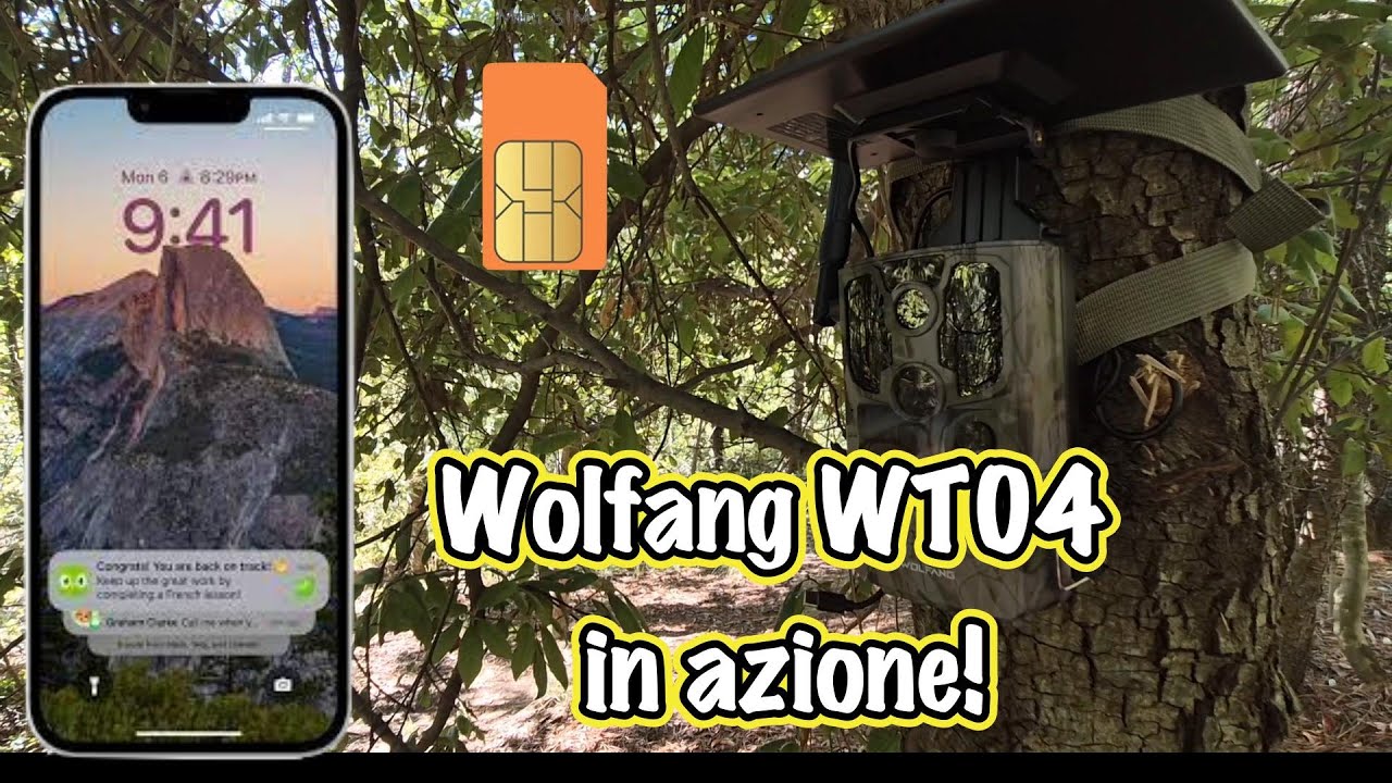 Wolfang WT04 la fototrappola con sim sbloccata! Recensione completa!
