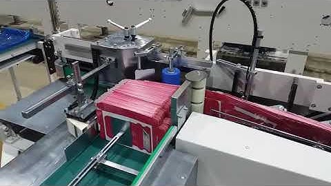 Handy packer with a folder gluer