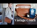 RESTORING MY VINTAGE COACH BAG | Meet Penelope | How I Cleaned My  Bag at Home