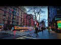 A Walk in the Rain in New York City [4K]
