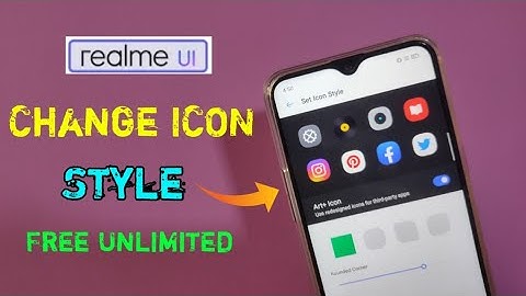 How to Change ICON Style Realme Ui | Realme Ui ICON Style Change