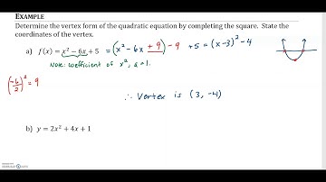 Module 5: Quadratic Functions (Video 4 of 5)