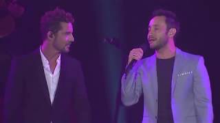 David Bisbal y Luciano Pereyra cant...