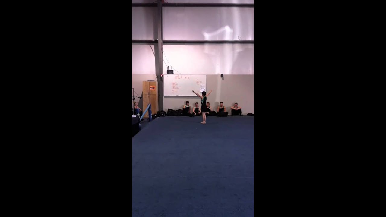 Braden Page Level 9 Men S Gymnastics Floor Routine Double Back