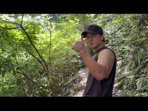 Going for a mountain run