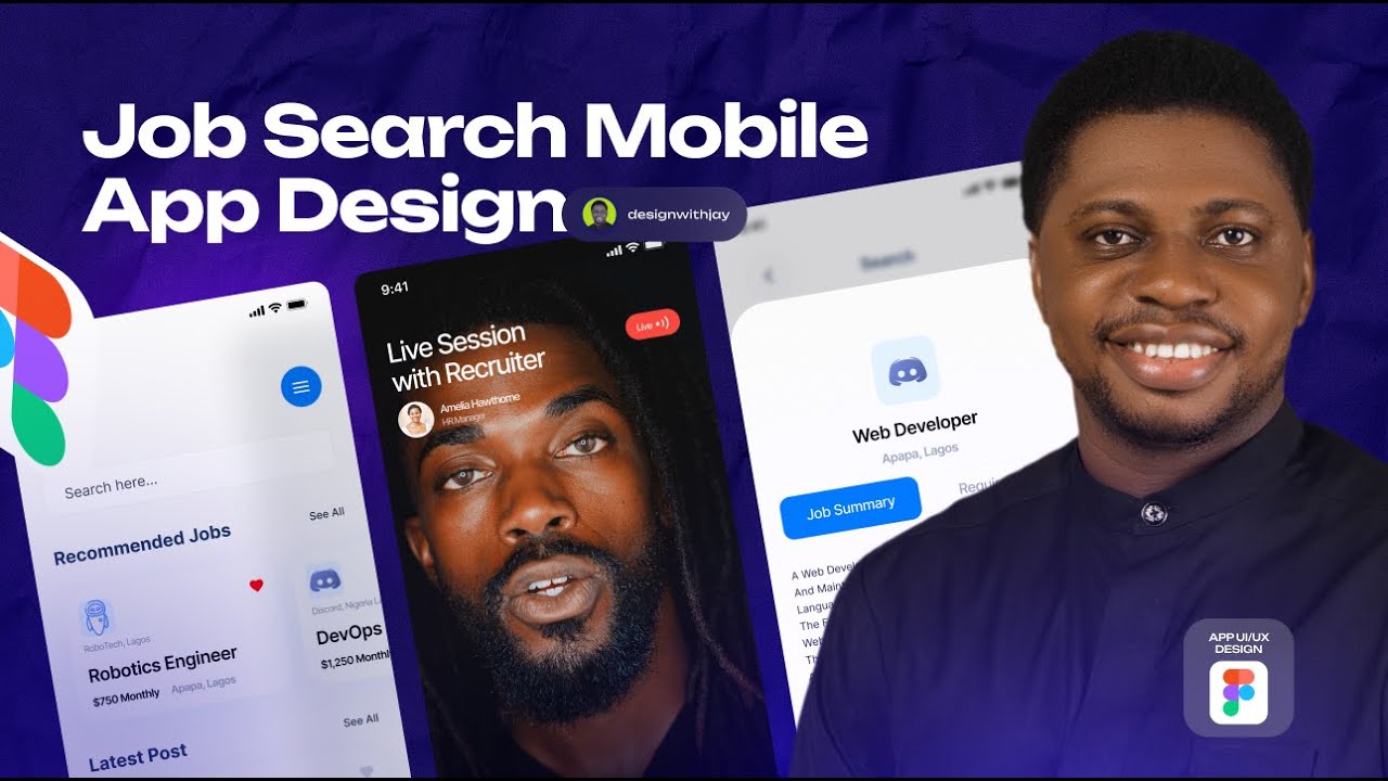 Job Search Mobile App Design