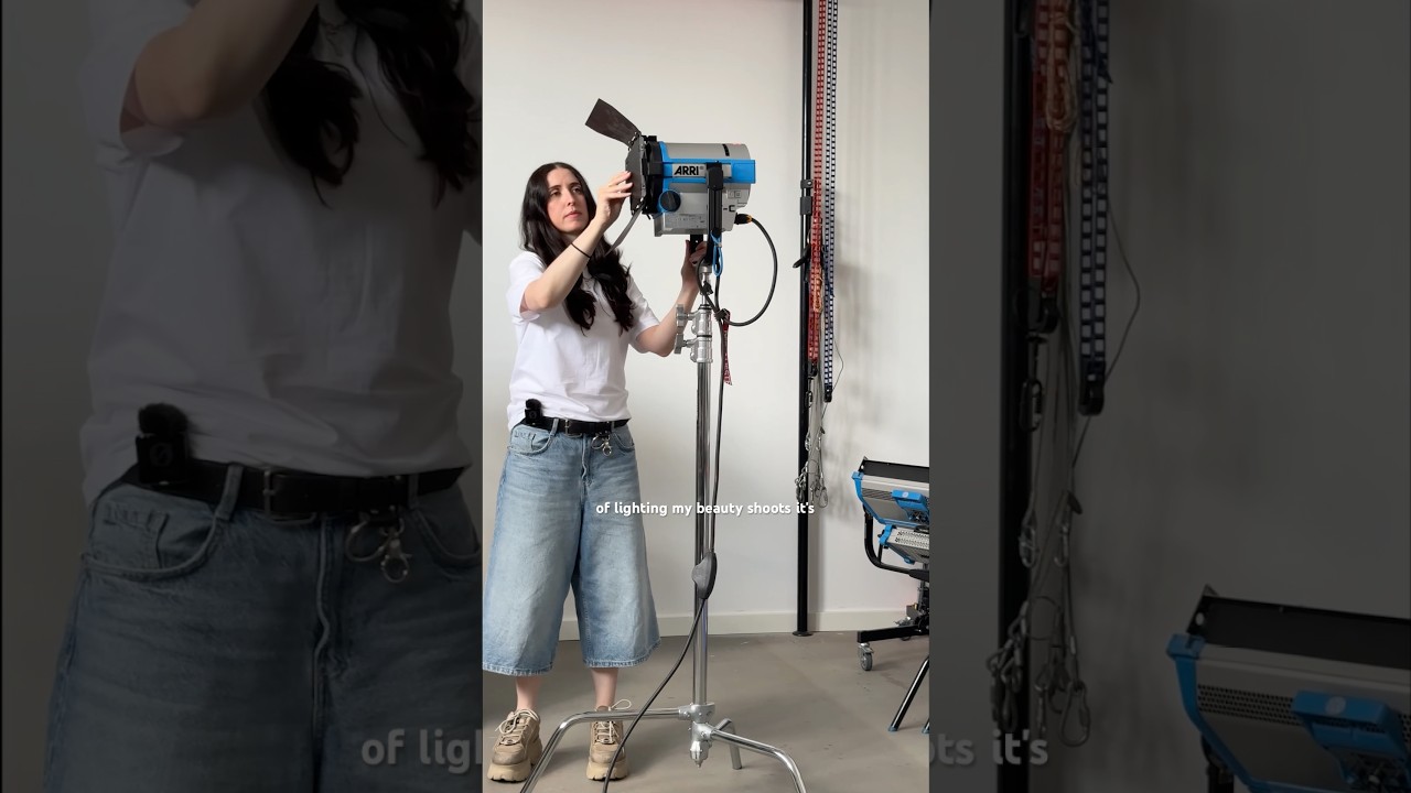 Set up ARRI L5-C Fresnel #studiolighting #arrilights #studiolighting #portraitlights