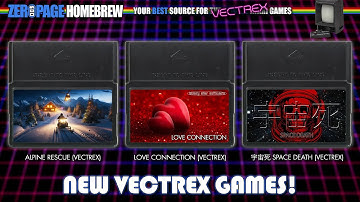 VECTREX SPECIAL! Alpine Rescue, Love Connection, 宇宙死 aka Space Death