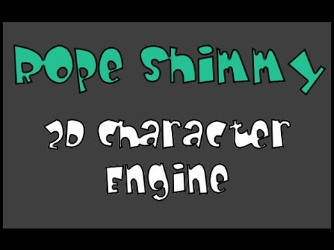 2D Character Engine - Rope Shimmy Preview - YouTube