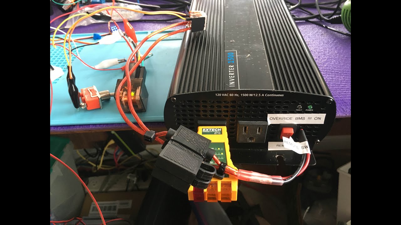 Add Remote Inverter ON OFF Switch for Lifepo4 BMS Shutoff for ...